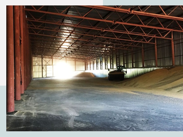 Строительство зернохранилищ в Узловой