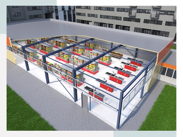 Строительство магазинов в Узловая от 611 руб. за м²