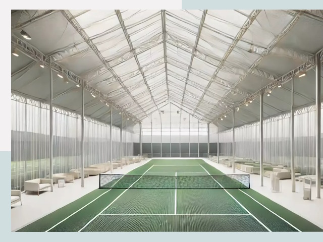 Строительство теннисных кортов в Узловой