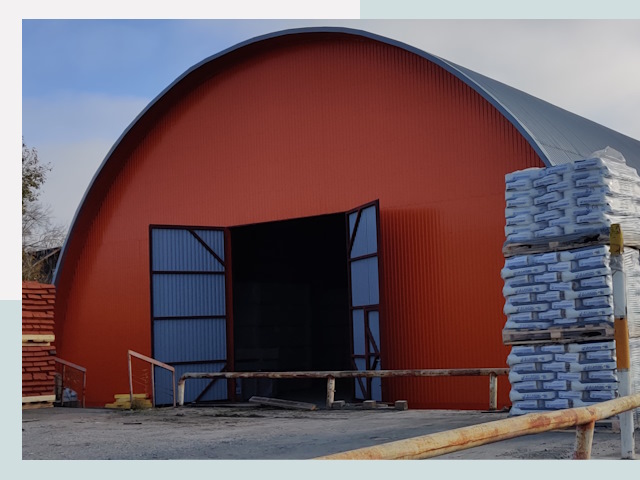 Полукруглые ангары по цене от 611 руб. в Узловая