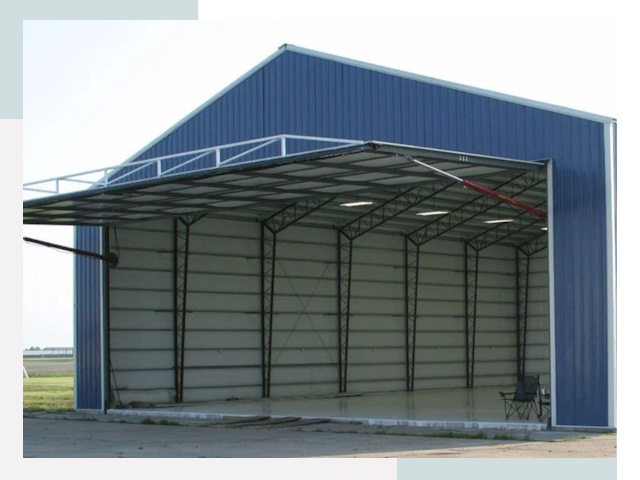 Прямо стенные ангары в Узловой