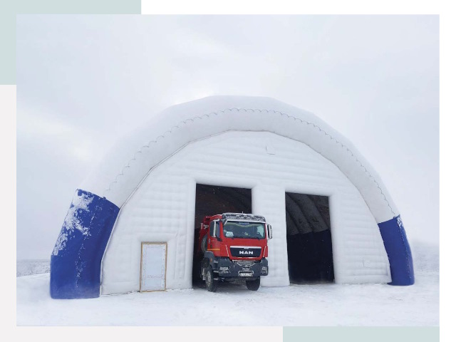 Мобильные ангары в Узловой