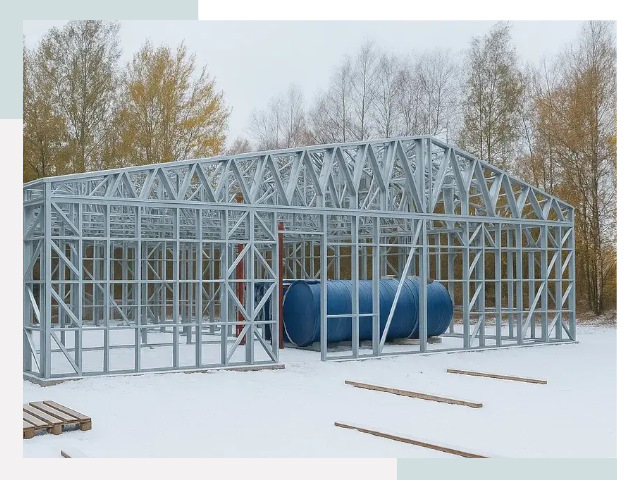 Металлические ангары в Узловой