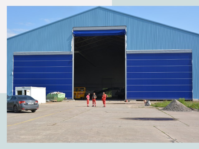 Ангарные ворота в Узловая от СтальСтрой-Злв по цене 611 руб.