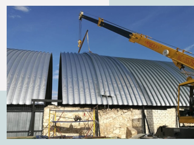 Реконструкция ангаров в Узловой от 611 руб.