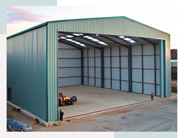 Строительство ангаров в Узловой